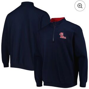 Colosseum Navy Ole Miss Rebels
Tortugas Quarter-Zip Sweatshirt NWT size Large